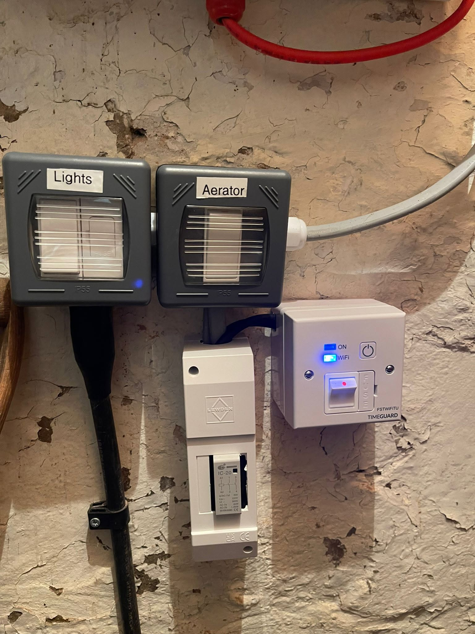 Electrical controls for app-controlled fountain